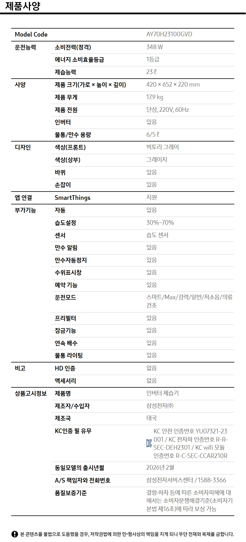 인버터 제습기 상세 이미지 2